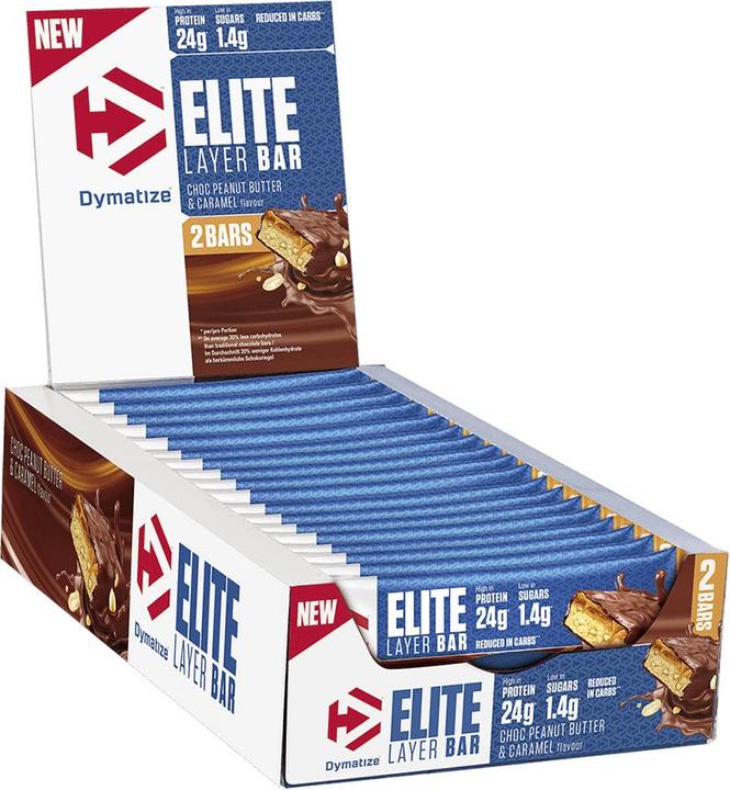Produktbild Dymatize Elite Layer Bar (60g) (Erdnuss - Caramel, 1 Stk., 60 g)
