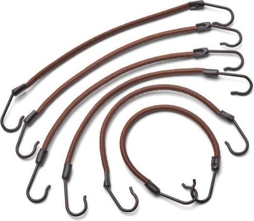Image du produit Trisa Élastiques à tresse à crochet 12cm marron 6 pcs. (Élastiques à cheveux)