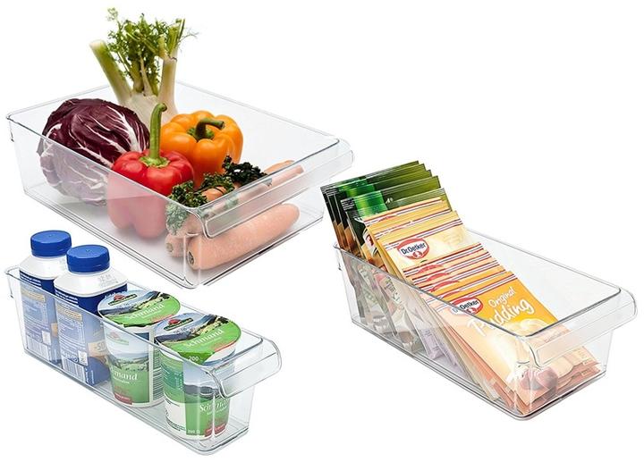 Image du produit Rotho Lot de 3 rangements pour réfrigérateur LOFT