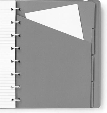 Image du produit Filofax Carnet de notes Notebook A5 Classic graphite (A5, À rayures, Couverture rigide)