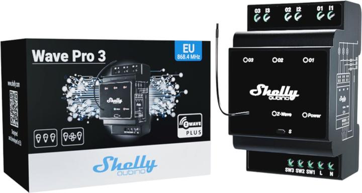 Actual product image Shelly Qubino Wave Shutter (Switch actuator)