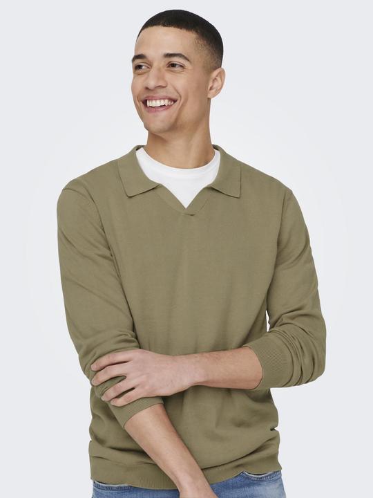 Image du produit Only & Sons Polo à manches longues (M)