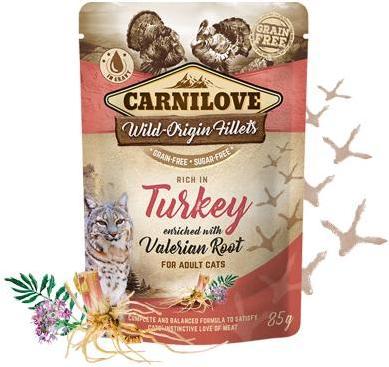 Immagine prodotto Carnilove Gatto adulto busta Ragù di tacchino e radice di valeriana (Adulto, 24 pz., 2040 g)
