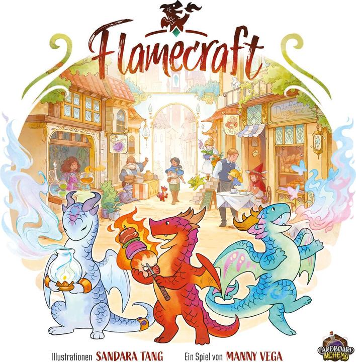 Productafbeelding Asmodée LDGD0011 - Flamecraft, bordspel, voor 1-5 spelers, vanaf 12 jaar (DE uitgave) (Duits)