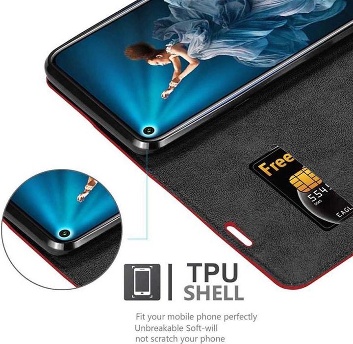 Productafbeelding Cadorabo Boek Onzichtbare Magneethoes (TCL 20S, Huawei Nova 5T, LG K20)