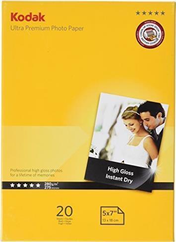 Image du produit Kodak Papier photo Ultra Premium blanc brillant (280 g/m², 13 x 18 cm, 20 x)