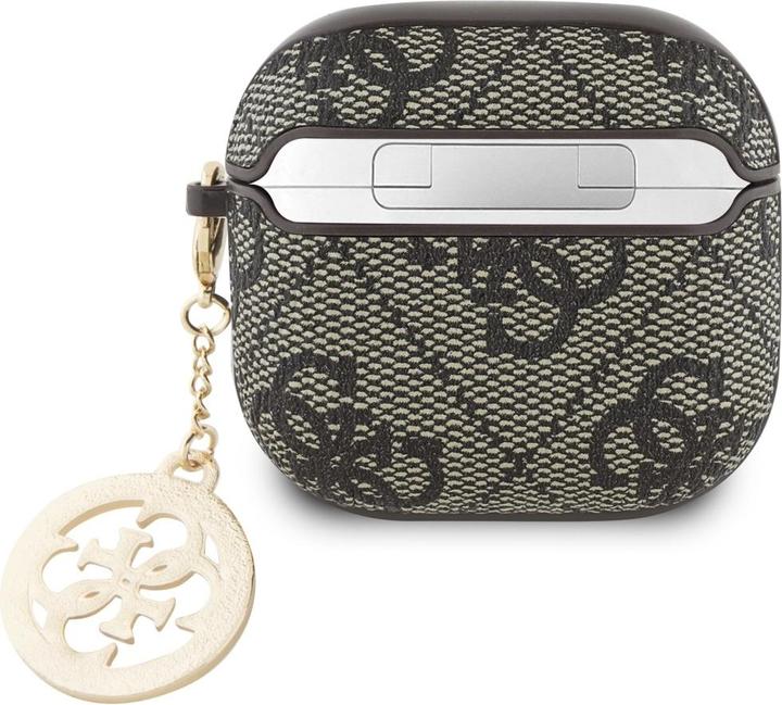 Image du produit Guess 4G Strass Charm Cover für Apple Airpods 4 - brown (Sac pour écouteurs)