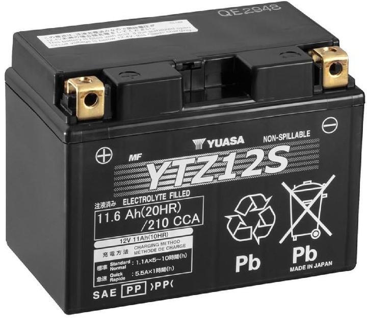 Yuasa Motorradbatterie YTZ12S (12 V, 11 Ah, 210 A)