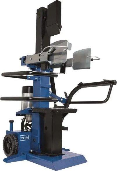 Scheppach Holzspalter stehend 10T Spaltkraft inkl. patentierter Spalttechnik, schwenkbarem Tisch & Fahrvorric