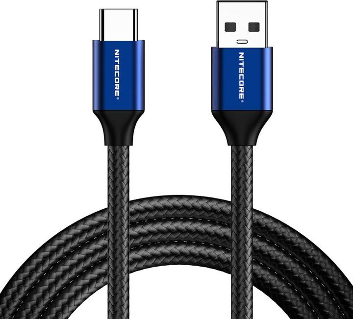 Actual product image Nitecore CABLE USB-C TO USB-A 2.0 1M/CHARGING UAC20 (1 m, USB 2.0)