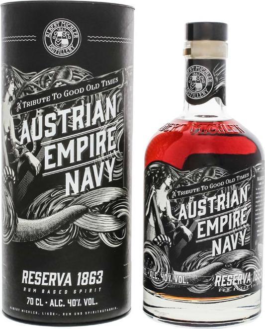 Immagine prodotto Austrian Empire Navy Rum RESERVA 1863 - Old Edition 40% Vol. 0,7l in confezione regalo