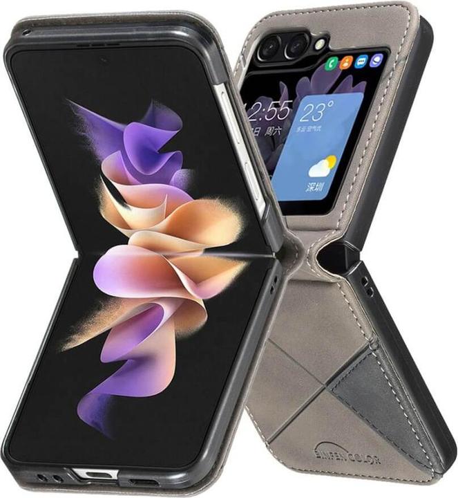 Productafbeelding Cover-Discount Galaxy Z Flip6 - Hoesje met twee kleuren (Samsung Galaxy Z Flip6)