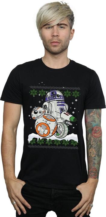 Immagine prodotto Star Wars The Rise Of Skywalker Rolling This Christmas Maglietta Uomo (5XL)