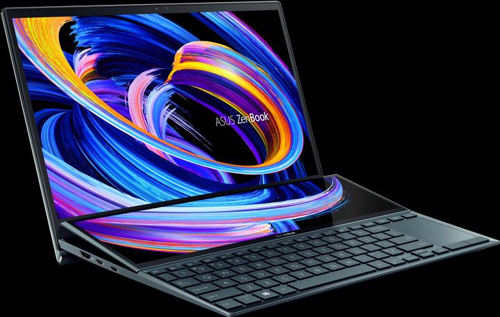 Produktbild ASUS ZenBook Duo 14 UX482EG-HY016R - Core i7 1165G7 / 2.8 GHz - Win 10 Pro - 32 GB RA (14", Intel Core i7-1165G7, 32 GB, 1000 GB, DE)