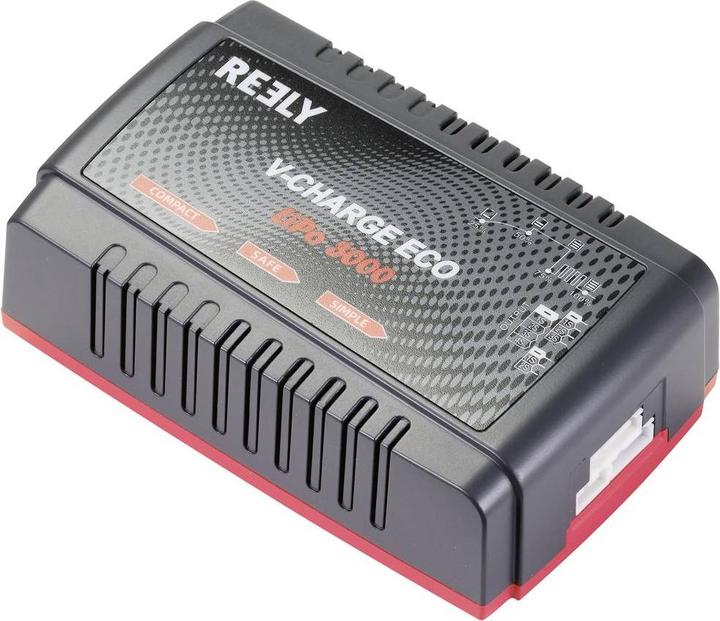 Immagine prodotto Reely Caricabatterie V-CHARGE ECO LiPo 3000 modello 230 V 3 A LiPo