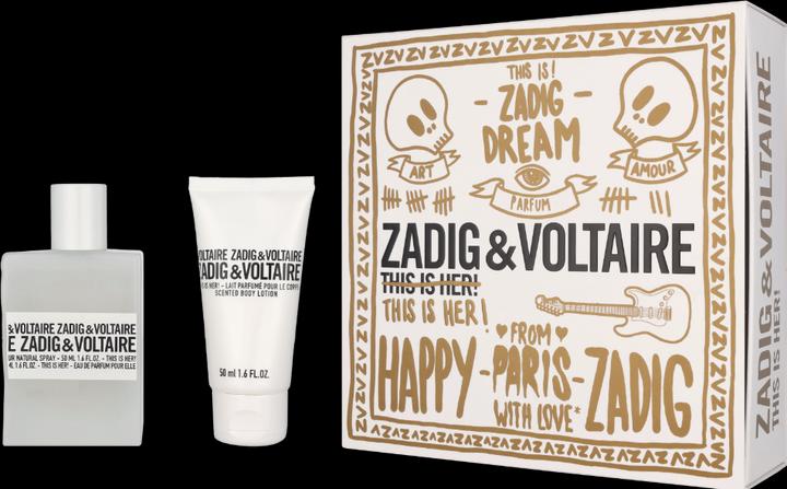 Actual product image Zadig & Voltaire This is Her! Christmas 2023 Eau de Parfum 50 / Body Lotion (Eau de parfum, 100 ml)
