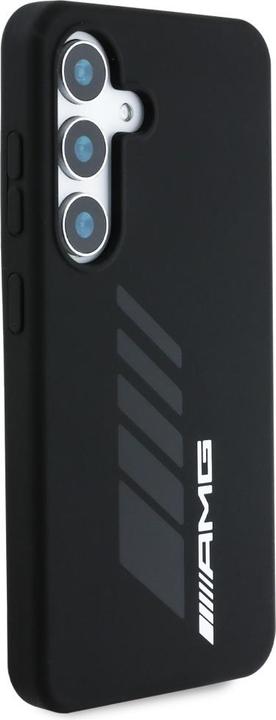 Produktbild Mercedes AMG Oversize Rhombs MagSafe Case for Samsung Galaxy S25 - Black (Samsung Galaxy S25)