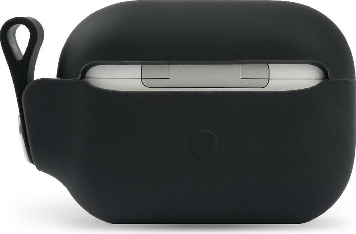 Actual product image Moshi Pebbo Protective Case For Airpods Pro 2 - Silicone- Black (Headphone bag)