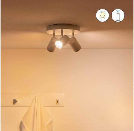 Image du produit WiZ blanc (GU10, 4.70 W, 400 lm, 2 x, F)