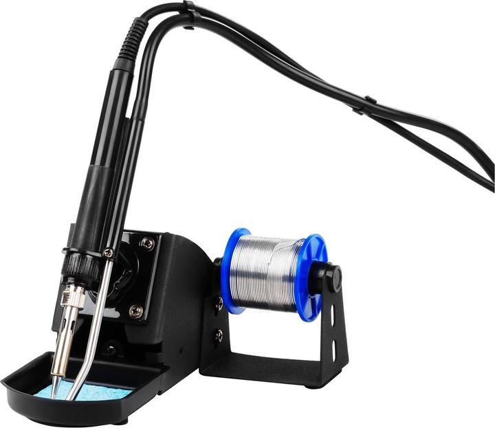 Actual product image Stamos Set Soldering Station with Tin Roller Clamp and Soldering Smoke Vent + Accessoires