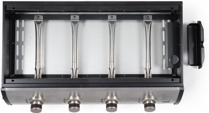 Actual product image Livoo 4 burners gas plancha (10 kW)