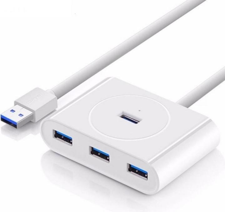 Produktbild Ugreen 4-Port USB Hub mit 4x USB 3.0 Anschlüssen (USB-A, 4 Ports)