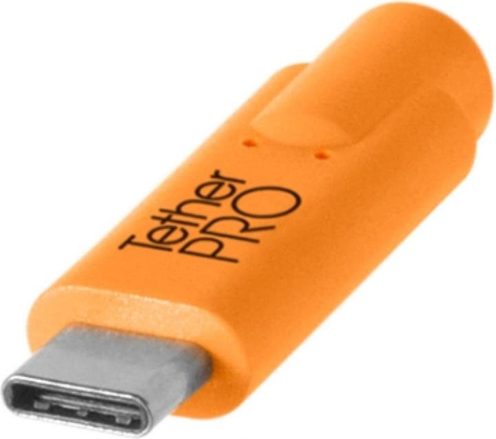 Image du produit Tether Tools USB-C 3.1 Kabel, USB-C / USB-C, 9.4m gerade zu gerade, 9.4 m, Orange (9.40 m, USB 3.1)