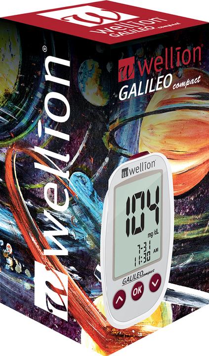 Immagine prodotto Wellion Misuratore di glicemia compatto Galileo SET mmol (Glucometro)