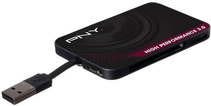 Immagine prodotto PNY Lettore di schede Flash Formato 3.0 ad alte prestazioni (USB 3.0)