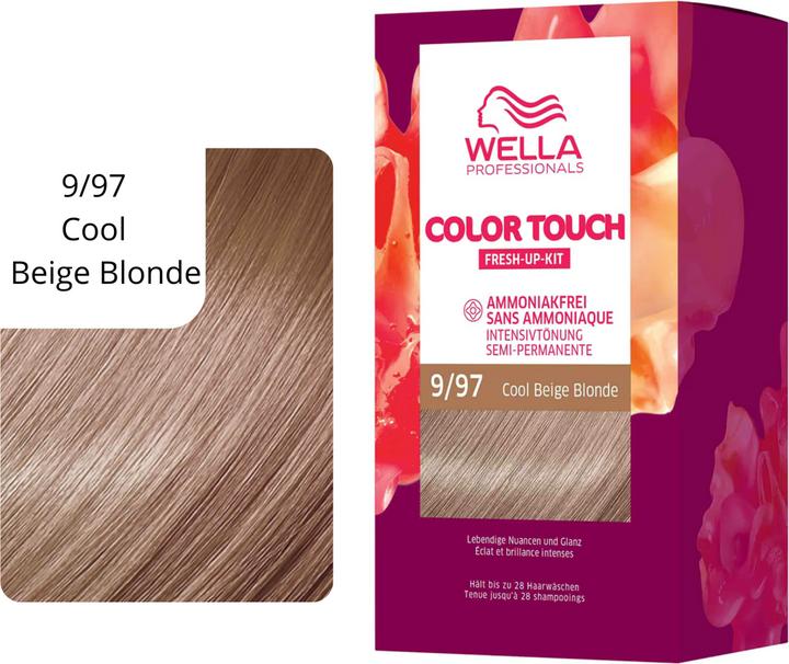 Actual product image Wella Color Touch Fresh-Up-Kit (9/97 Cool Beige Blonde)