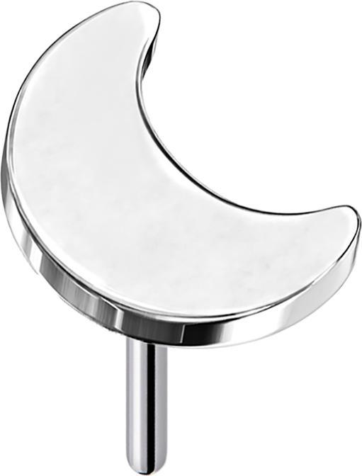 Immagine prodotto Star Piercing Threadless luna argento (senza ottone, Titanio G23)
