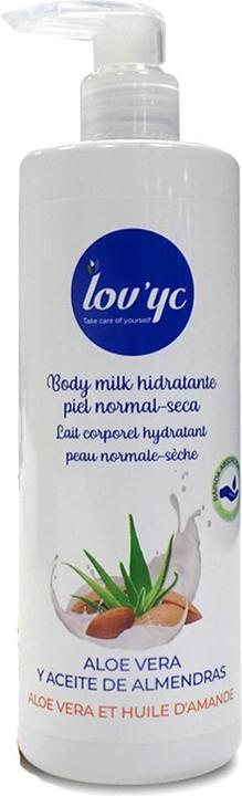 Immagine prodotto Lov'yc Lovyc Lozione per il corpo all'aloe vera e mandorle 400ml per pelli da normali a secche (Lozione corpo, 400 ml)
