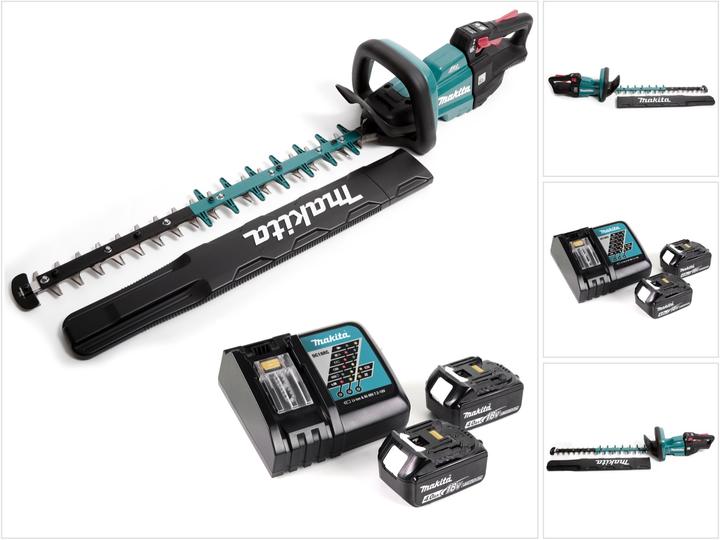 Produktbild Makita DUH 601 RM Akku Heckenschere 18V 60cm Brushless + 2x Akku 4,0Ah + Ladegerät (Akkuheckenschere)