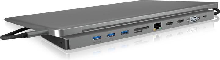 Produktbild Icy Box IB-DK2106-C (USB-C, 1 Ports)