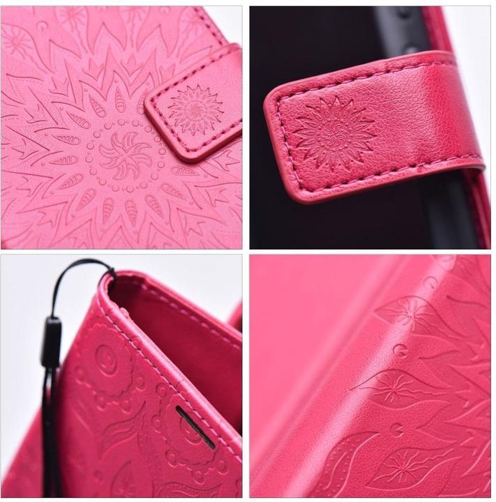 Produktbild OEM Rückwandabdeckung MEZZO Book Case für SAMSUNG A14 4G / A14 5G mandala magenta