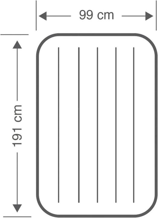 Immagine prodotto Intex Deluxe Airbed (150 x 200 cm)
