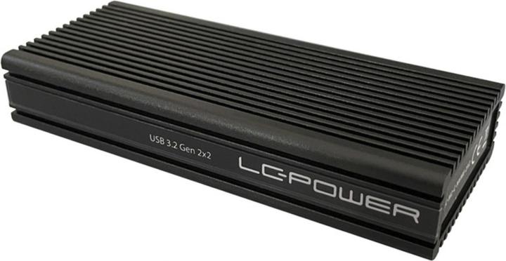 Actual product image LC-Power LC-M2-C-NVME-2X2-RAID USB-C housing for NVMe-M.2 retail (M.2 2280)