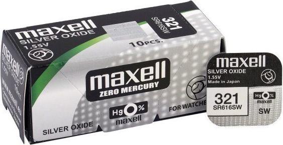 Image du produit Maxell Pile bouton SR616SW (10 pcs, SR616, 16 mAh)