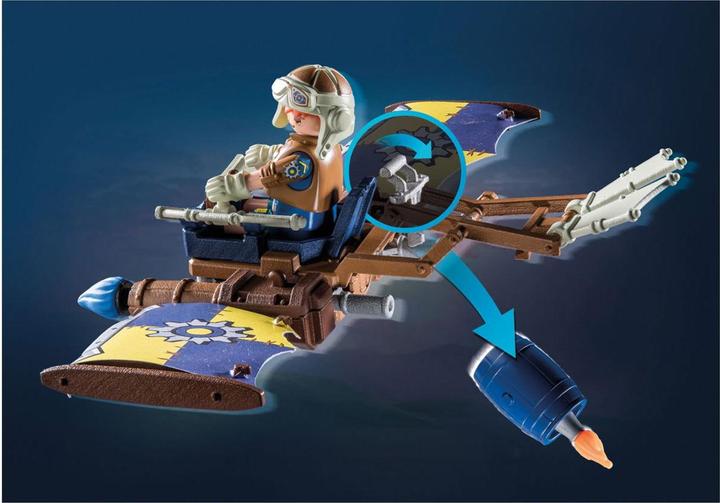 Actual product image Playmobil Novelmore - Dario's Flying Glider (71211, Playmobil Novelmore)