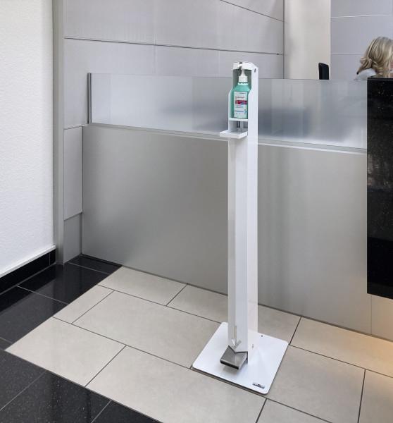 Produktbild Durable Desinfektionsspender 589502 weiss, mit Fusspedal