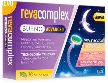 Actual product image REV Reva Complex Sleep Advanced 30 Tablets