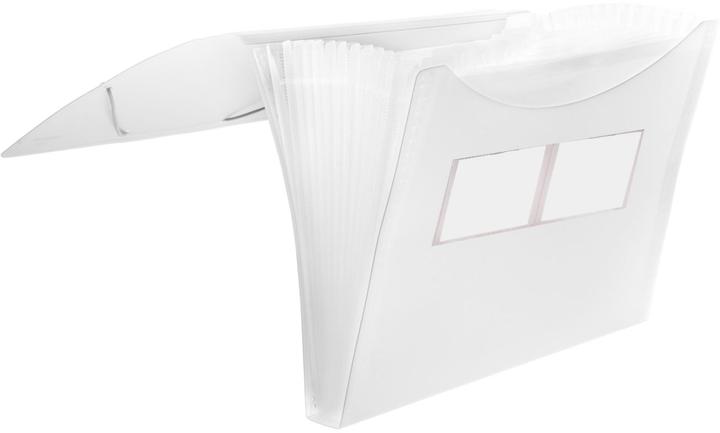 Produktbild Foldersys Fächermappe A4, PP, 12 Taschen, transparent, VE 1 Stück, 7000104 (A4, 1 x)
