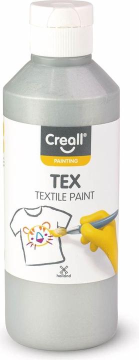 Actual product image Creall Textielverf Zilver, 250ml (Silver, 250 ml)