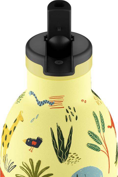Produktbild 24 Bottles Thermosflasche Clima 330 ml, Gelb/Mehrfarbig, Jungle Friends (0.33 l)