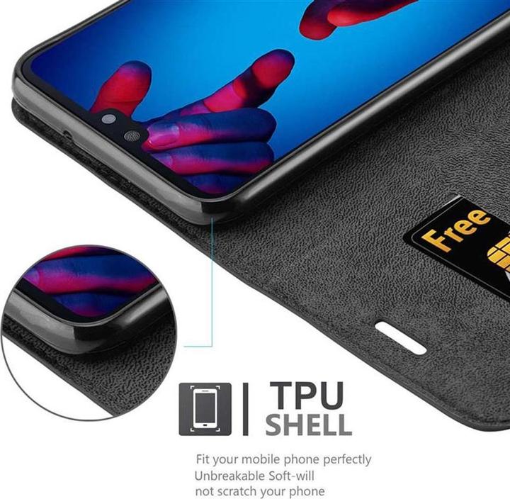 Productafbeelding Cadorabo Boek Onzichtbare Magneethoes (Huawei P20)