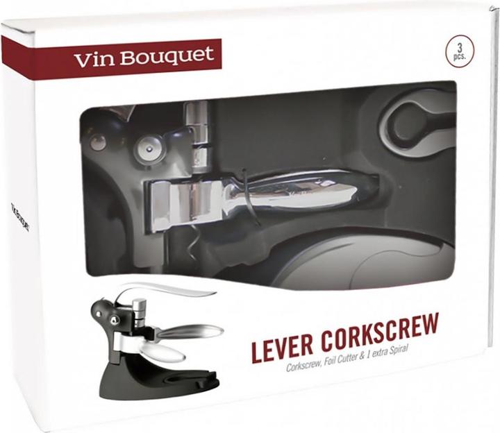 Image du produit VinBouquet Tire-bouchon à bras de levier (Set d'ouvre-bouteille)