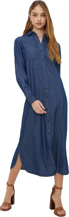 Dorothy Perkins Denim Midi Shirt Kleid