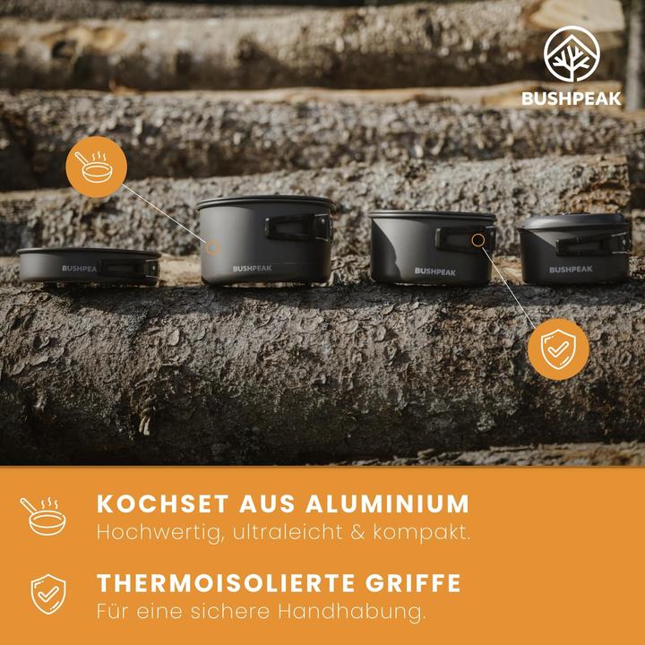 Image du produit Bushpeak Set de casseroles