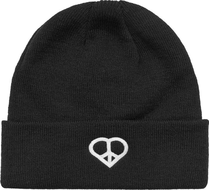 Miss Tee Peace Sign Heavy Knit Beanie - 191385