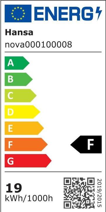 Energy Label Hansa Nova (1200 lm)